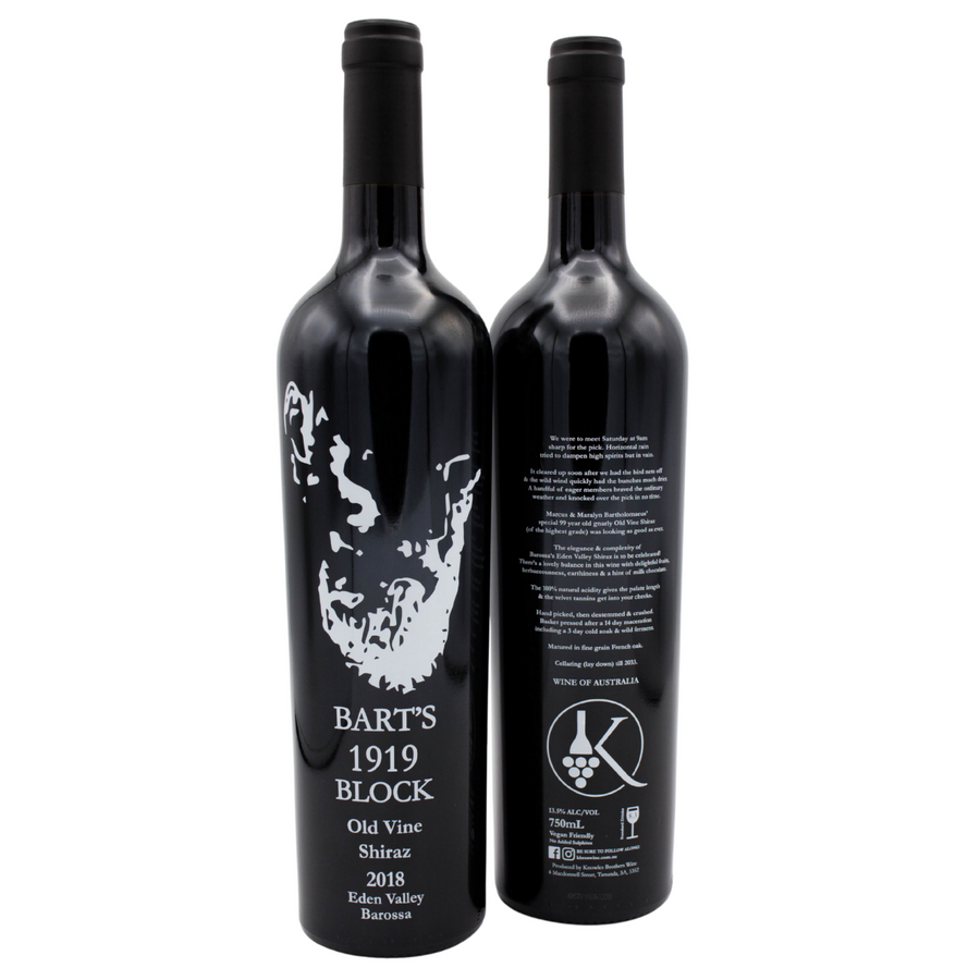 Barts 1919 Block Old Vine Shiraz 2020